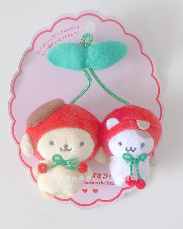 Cherry Sanrio Plush Keychains - Imagen 2